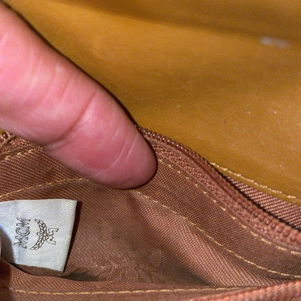 MCM Visetos Short Trifold Wallet